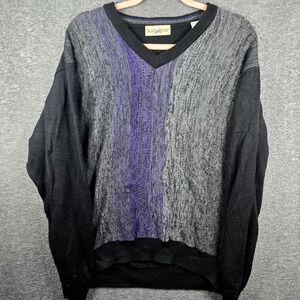 Travel Smith‎ Pullover Sweater Mens L Merino Wool Blend Lightweight